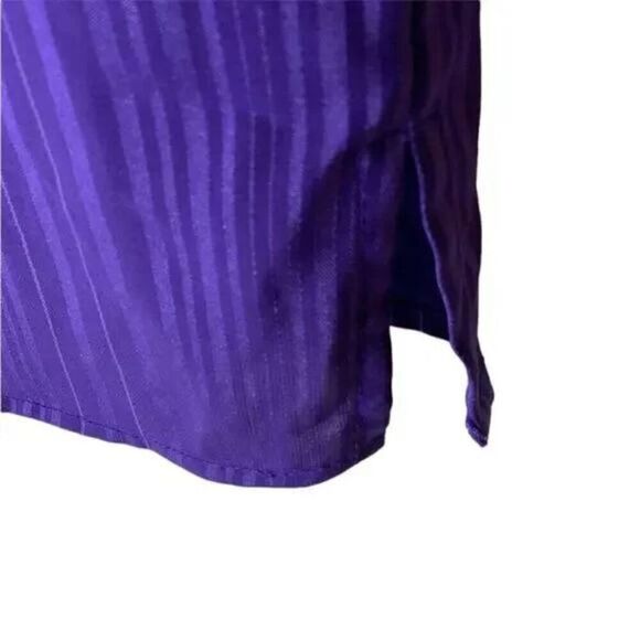 Vintage Joanna Petite Blouse Womens Size PM Button Front 3/4 Sleeves Stretch Top - Picture 6 of 7